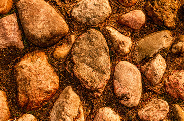 Dry soil and stones as grungy texture backround backdrop illustration drought