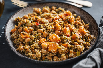 Quinoa salad with vegetables