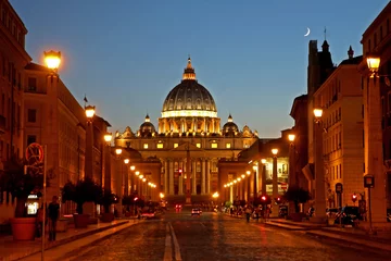 Deurstickers St. Peter’s Basilica in Vatican City. © Michael