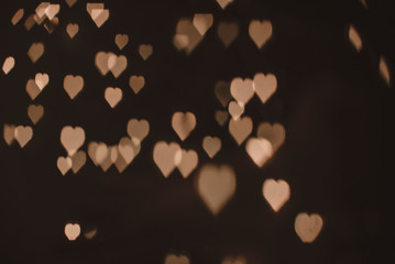 Heart light background