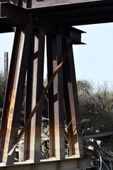 Obraz premium Replacement steel pylons