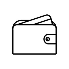 wallet icon vector template