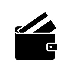 wallet icon vector template