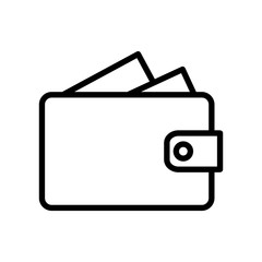 wallet icon vector template