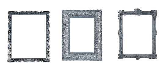 isolated antique luxury frame