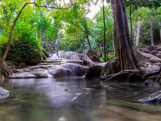 Fototapeta premium Erawan Waterfalls National Park, Thailand