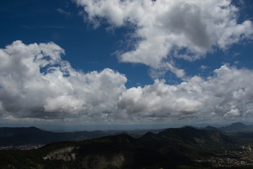 Obraz na płótnie Canvas Clouds over mountains