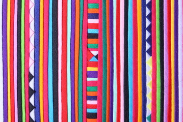 Colorful Thai cotton background