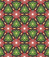 Fototapeta premium Geo Geometric, Endless Repeat Painting. 
