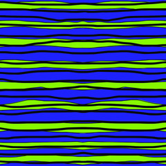 Funny jagged multicolored stripes seamless pattern