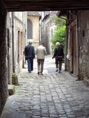 Strolling down an Alley in Honfleur, France