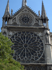 West Window at Notre Dame Cathedral