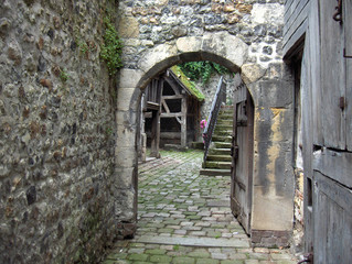 Stone Archway in Honfleur, France