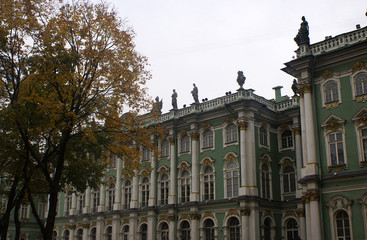 Historic building, architecture in the city of St. Petersburg, Russia.