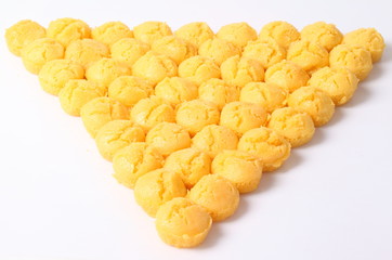 Palm Cake on white background