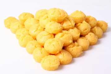 Palm Cake on white background