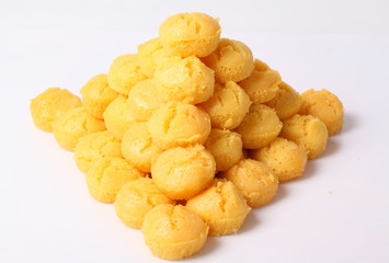 Palm Cake on white background