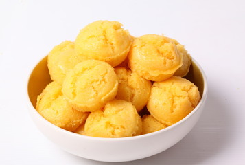Palm Cake on white background