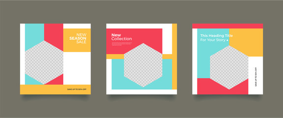 Unique Editable modern Social Media banner Template.Promotional web banner for social media. Elegant sale and discount promo. Fashion and lifestyle blog templates, web banners