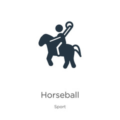 Horseball icon vector. Trendy flat horseball icon from sport collection isolated on white background. Vector illustration can be used for web and mobile graphic design, logo, eps10