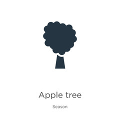 Apple tree icon vector. Trendy flat apple tree icon from season collection isolated on white background. Vector illustration can be used for web and mobile graphic design, logo, eps10