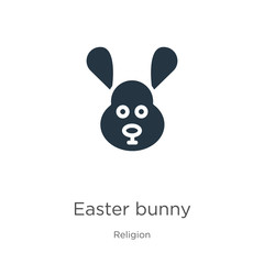 Easter bunny icon vector. Trendy flat easter bunny icon from religion collection isolated on white background. Vector illustration can be used for web and mobile graphic design, logo, eps10