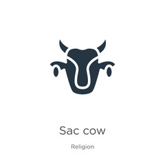 Sacred cow icon vector. Trendy flat sacred cow icon from religion collection isolated on white background. Vector illustration can be used for web and mobile graphic design, logo, eps10