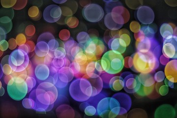 Abstract​ Light​ Muti​ Color​ Bokeh​ Background​