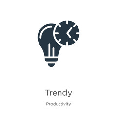Trendy icon vector. Trendy flat trendy icon from productivity collection isolated on white background. Vector illustration can be used for web and mobile graphic design, logo, eps10