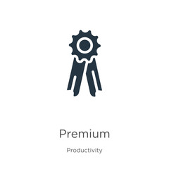 Premium icon vector. Trendy flat premium icon from productivity collection isolated on white background. Vector illustration can be used for web and mobile graphic design, logo, eps10