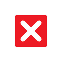 Obraz premium wrong icon, incorrect icon