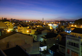 Fototapeta premium DaLat, Vietnam, sunrise.