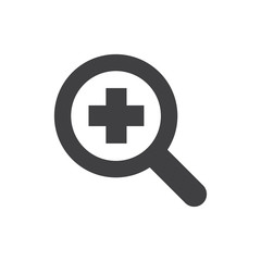 Fototapeta premium zoom in icon