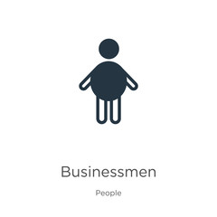 Businessmen icon vector. Trendy flat businessmen icon from people collection isolated on white background. Vector illustration can be used for web and mobile graphic design, logo, eps10