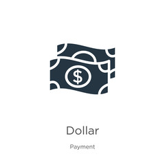 Dollar icon vector. Trendy flat dollar icon from payment collection isolated on white background. Vector illustration can be used for web and mobile graphic design, logo, eps10
