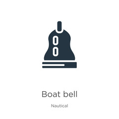 Boat bell icon vector. Trendy flat boat bell icon from nautical collection isolated on white background. Vector illustration can be used for web and mobile graphic design, logo, eps10