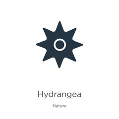 Hydrangea icon vector. Trendy flat hydrangea icon from nature collection isolated on white background. Vector illustration can be used for web and mobile graphic design, logo, eps10