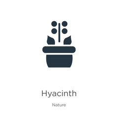 Hyacinth icon vector. Trendy flat hyacinth icon from nature collection isolated on white background. Vector illustration can be used for web and mobile graphic design, logo, eps10