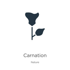 Carnation icon vector. Trendy flat carnation icon from nature collection isolated on white background. Vector illustration can be used for web and mobile graphic design, logo, eps10