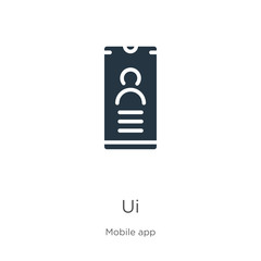 Ui icon vector. Trendy flat ui icon from mobile app collection isolated on white background. Vector illustration can be used for web and mobile graphic design, logo, eps10