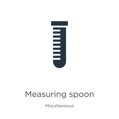 Measuring spoon icon vector. Trendy flat measuring spoon icon from miscellaneous collection isolated on white background. Vector illustration can be used for web and mobile graphic design, logo, eps10