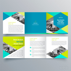 Brochure design, brochure template, creative tri-fold, trend brochure