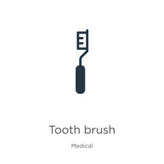 Fototapeta premium Tooth brush icon vector. Trendy flat tooth brush icon from medical collection isolated on white background. Vector illustration can be used for web and mobile graphic design, logo, eps10