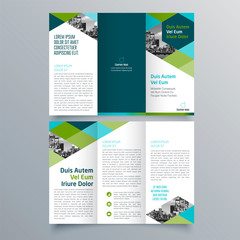 Brochure design, brochure template, creative tri-fold, trend brochure