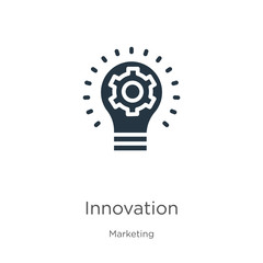 Innovation icon vector. Trendy flat innovation icon from marketing collection isolated on white background. Vector illustration can be used for web and mobile graphic design, logo, eps10