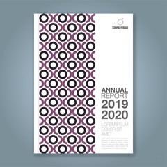 Abstract minimal geometric circle background for business annual report book cover brochure flyer poster