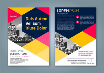 Abstract minimal geometric circle background for business annual report book cover brochure flyer poster