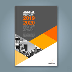 Abstract minimal geometric circle background for business annual report book cover brochure flyer poster