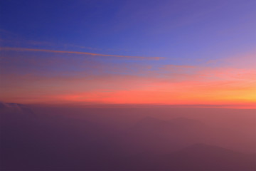 Morning sky With amazing colors