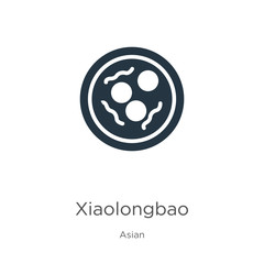 Xiaolongbao icon vector. Trendy flat xiaolongbao icon from asian collection isolated on white background. Vector illustration can be used for web and mobile graphic design, logo, eps10